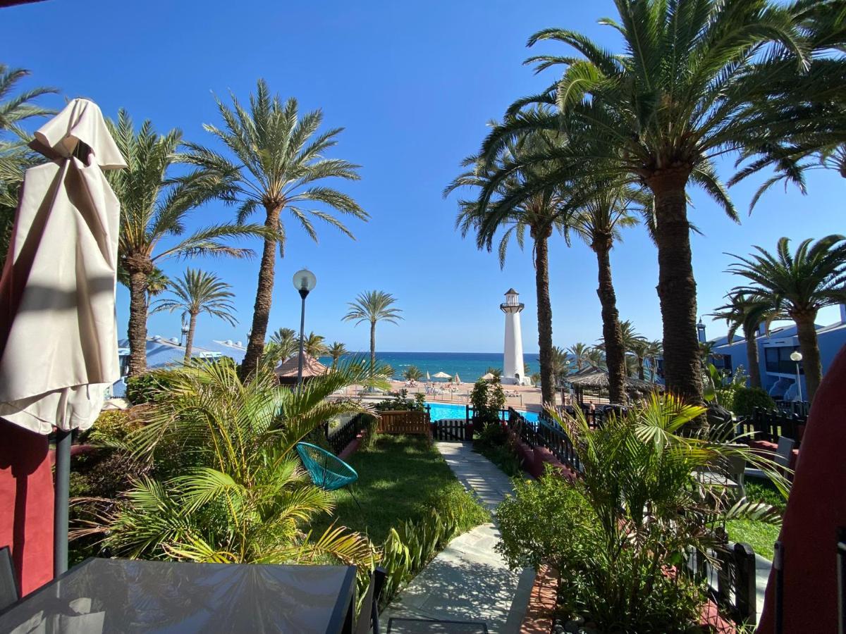 First Beachline Deluxe With Garden And Terrasse In Sun Club San Bartolomé Buitenkant foto