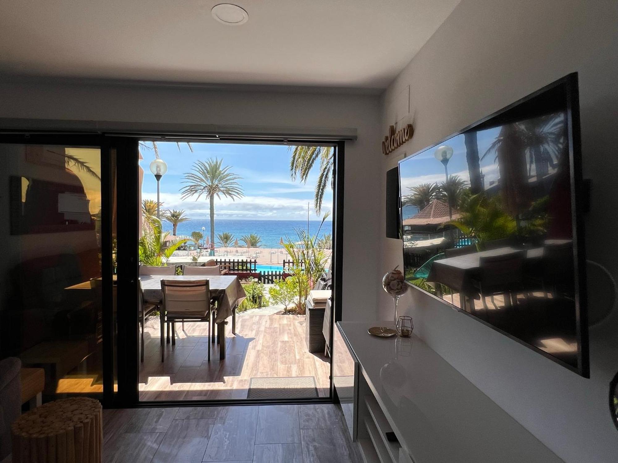 First Beachline Deluxe With Garden And Terrasse In Sun Club San Bartolomé Buitenkant foto